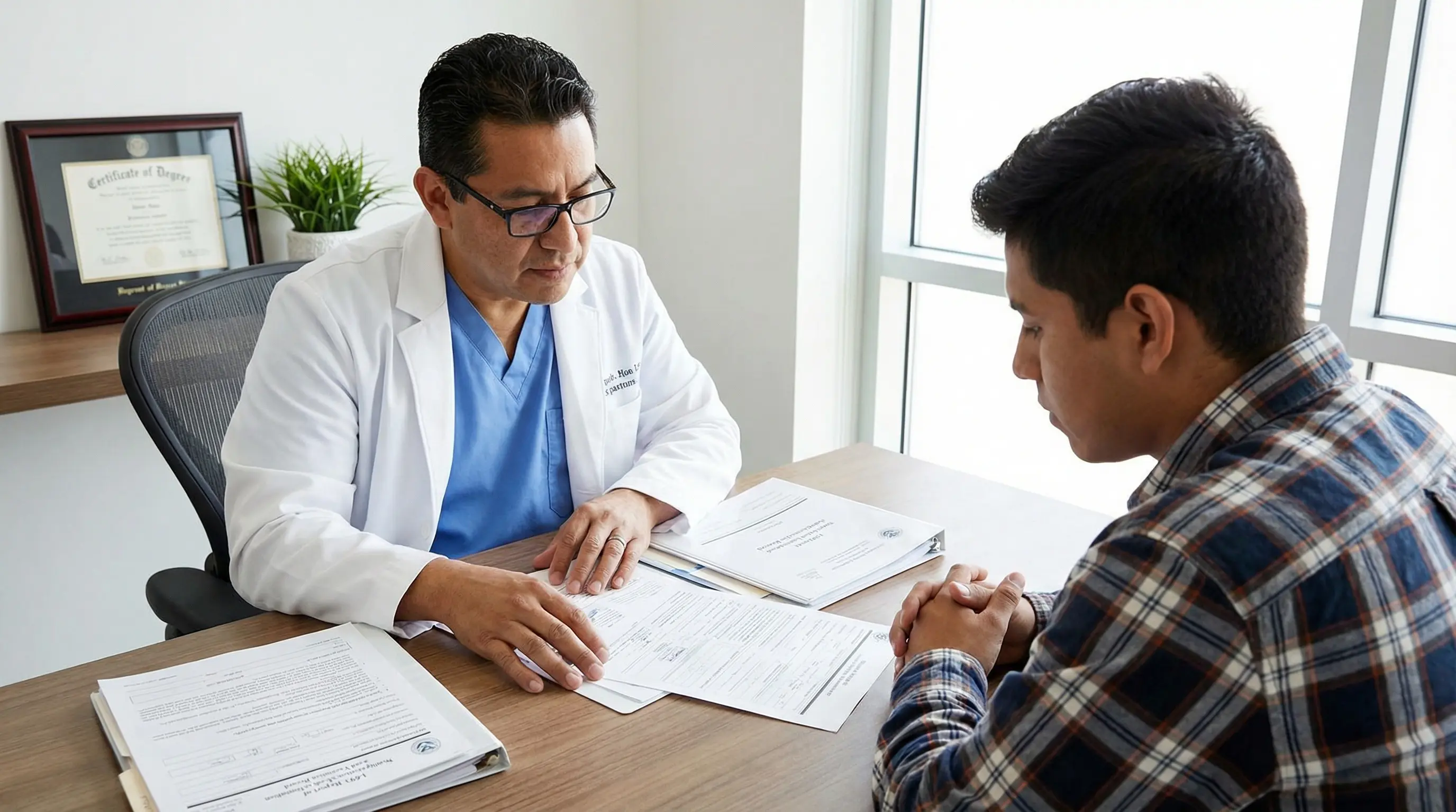 Examen Médico de Inmigración I-693 Houston