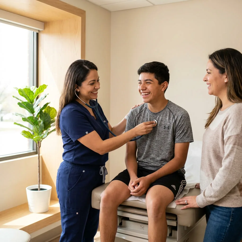 Chequeos Físicos Escolares y Deportivos - Servicio médico Clínica Hispana La Caridad Houston TX