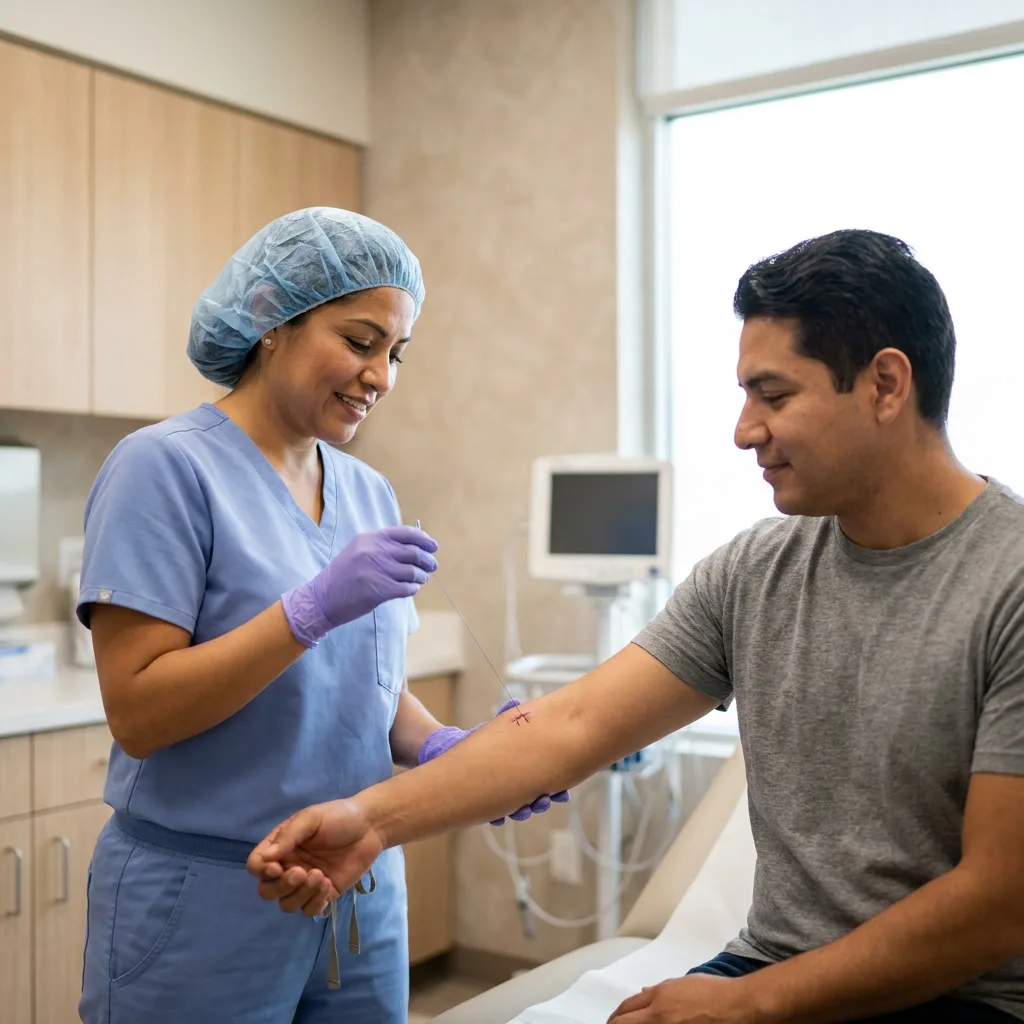 Wound Suturing - Clínica Hispana La Caridad Houston