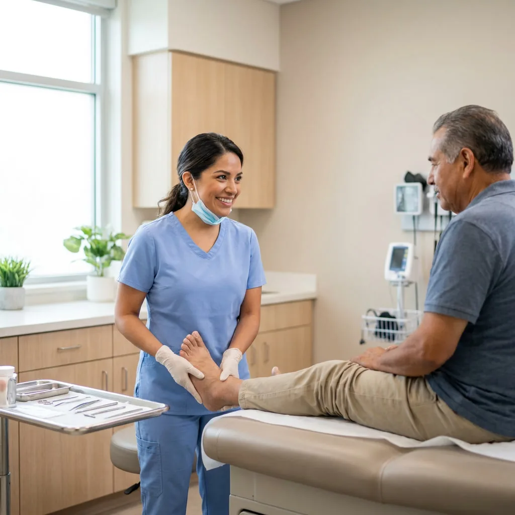 Extracción de Uñas Encarnadas - Servicio médico Clínica Hispana La Caridad Houston TX
